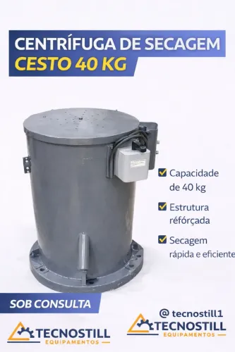 Centrifuga de secagem industrial Galvânoplastia