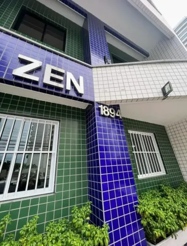 FLAT NO ZEN, Apartamento Totalmente Mobiliado com Suíte à 50 m², Vista Mar.