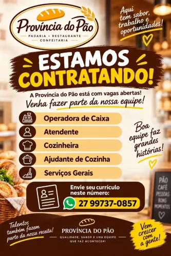 Venha fazer parte da nossa equipe