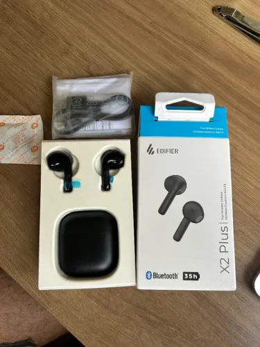 NOVO EDIFIER Fone X2 Plus Preto TWS Bluetooth 6.0