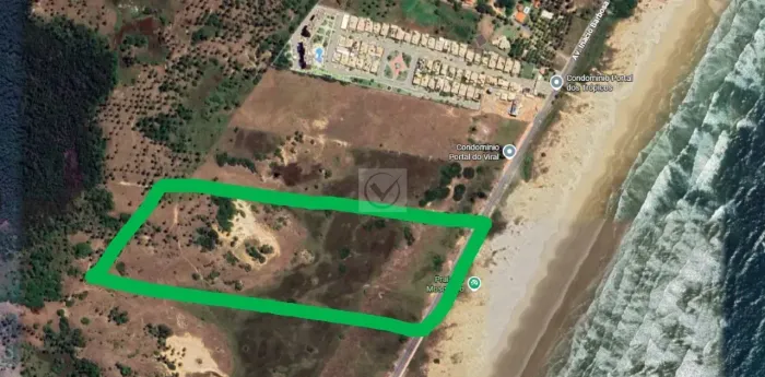 Oportunidade Única: Venda de terreno de 15.000 m² de Frente para o Mar na Av. Inácio Barbo