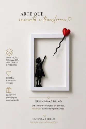 Porta retrato/Quadro decorativo liberdade e amor 