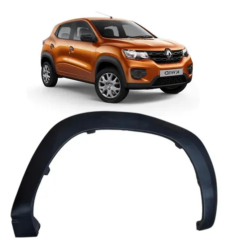 Moldura Paralama Dianteira Direito Kwid 2017 A 2023 Preto