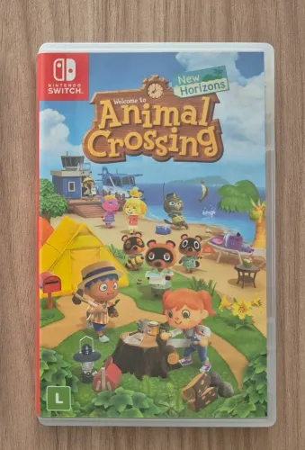 Mídia Física Animal Crossing New Horizons Nintendo Switch - Usado excelente conservação 
