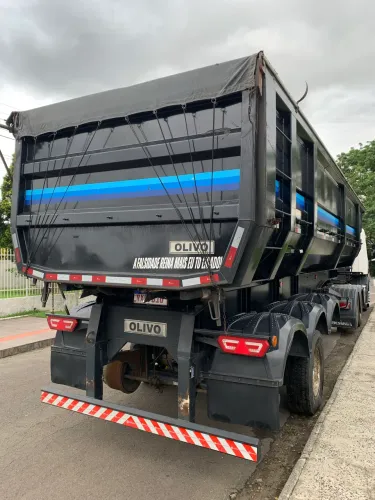 Carreta Cacamba Basculante Olivo