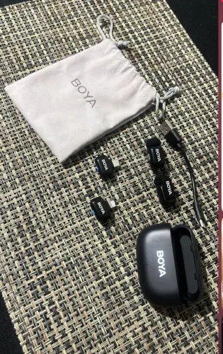 Mic Lapela para iPhone e Android - Boya Mini