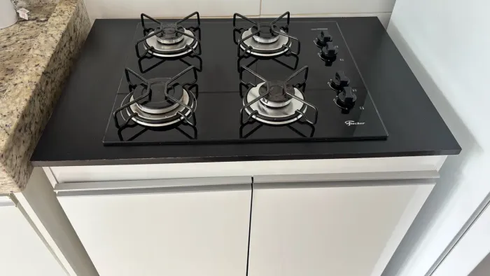 Cooktop Fischer 4 bocas com armário