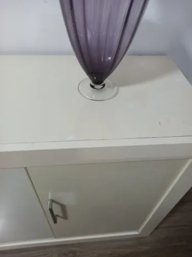 Buffet usado.branco laqueado.