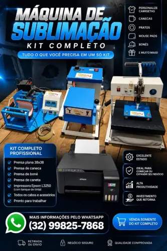 KIT SUBLIMAÇÃO