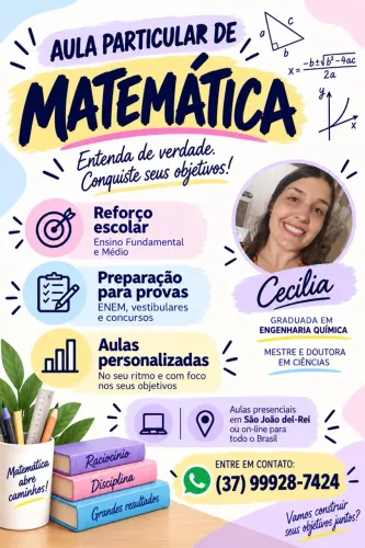 AULA PARTICULAR DE MATEMÁTICA