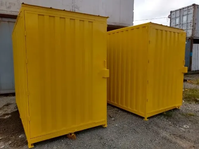 Containers 100% AÇO Galvanizado para obra