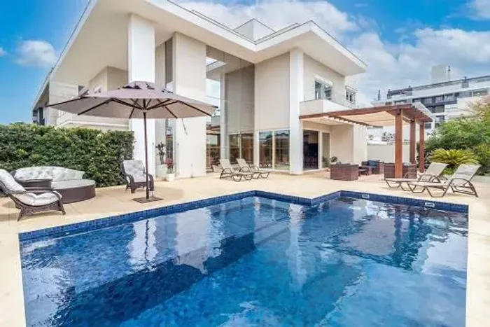 Casa para Locação em Florianópolis, JURERE INTERNACIONAL, 5 dormitórios, 5 suítes, 7 banhe