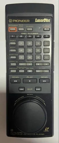 Controle laser disk LD Pioneer Laser disc LD disco