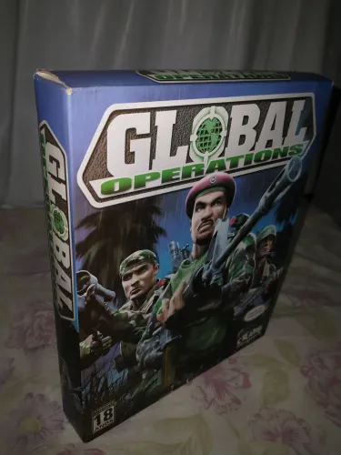 Global Operations 2002 jogo exclusivo PC CD Big Box CIB Mint clássico LAN CS killer EA