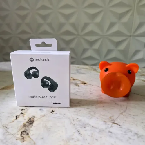 Fone Motorola Moto Buds Loop Sound by Bose Bluetooth Novo Lacrado Verde
