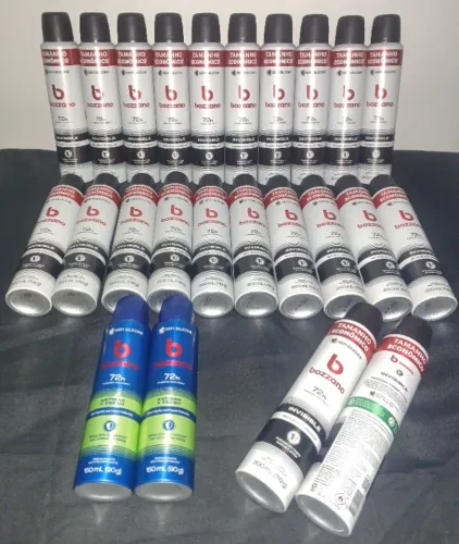 (LACRADOS, NOVOS, com NF) 24 DESODORANTES 200ML "BOZZANO INVISIBLE". BARATO! PARCELO 12X