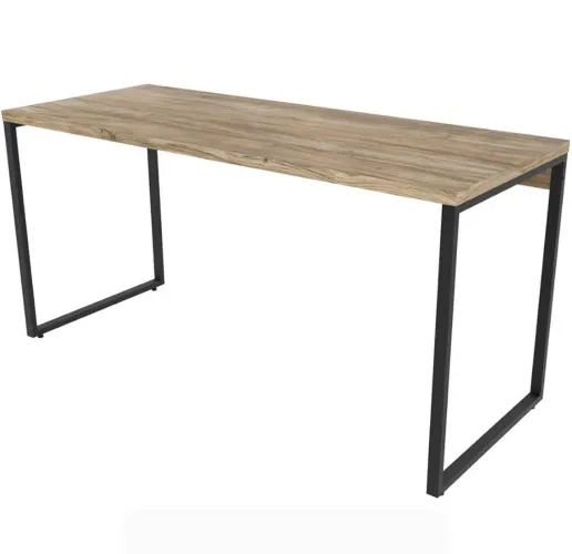 Mesa Escrivaninha Industrial 150cm Trevalla Kuadra ME150-E10 Carvalho