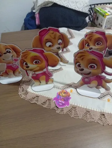 Pós festa Displays Skye patrulha canina 
