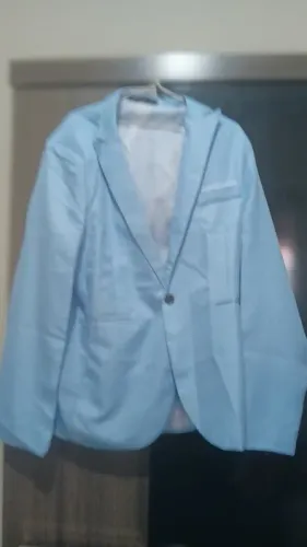 PALETOS COM TECIDO DE ALTA TESTURA MASCULINO AZUL TAMANHO G