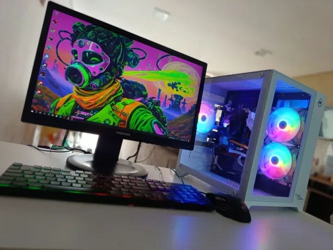Pc Gamer Novo Na Caixa Wi-Fi Tudo Zerado