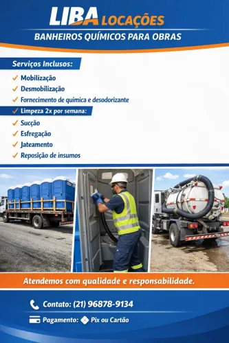 Aluguel de banheiro químico