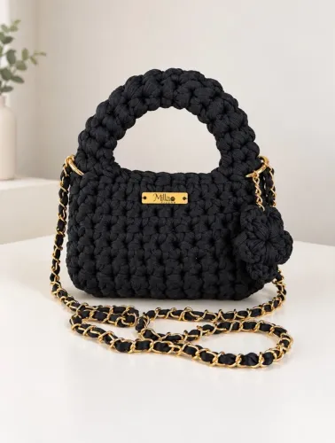 Bolsa de Crochê Fio de Malha