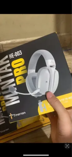 Headset Gamer Sem Fio Mintak Pro Tri-Mode | Titorion | Branco