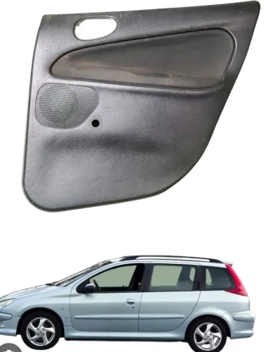 Forro de porta do Peugeot 206 SW direita traseira