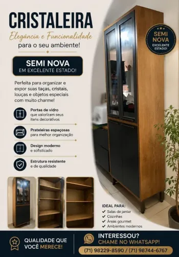 Cristaleira, VENHA NEGOCIAR!