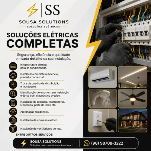 Eletricista Profissional - Sousa Solutions 