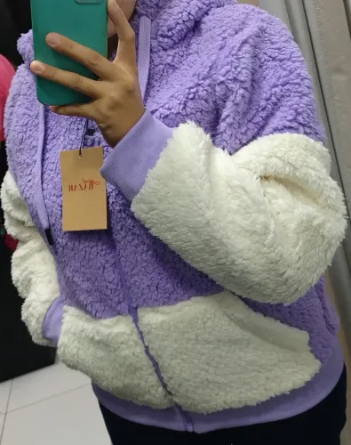 Jaqueta Teddy Forrada Tam:M