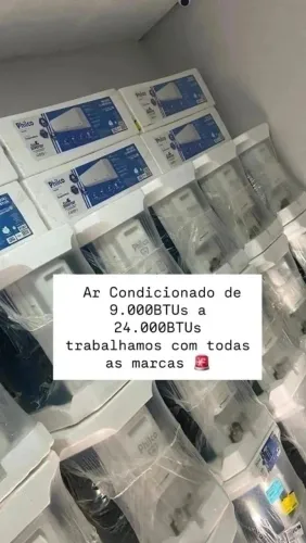 Variedades de ar condicionados apartir de 2000,00 reais