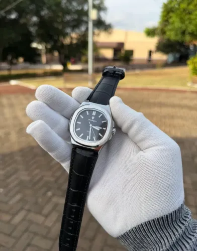 Relógio Poedagar Masculino Verde Luxo + Cronógrafo e Calendário