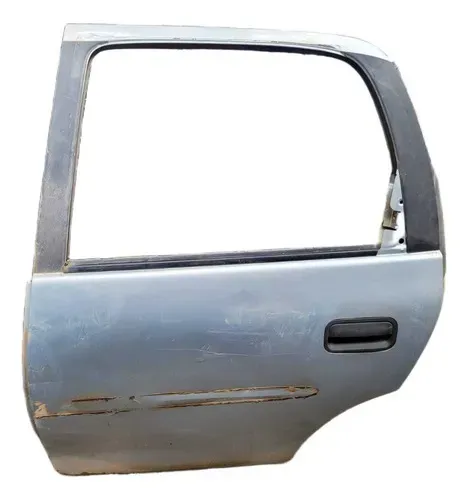 Porta Traseira Esquerda Chevrolet Corsa 1998 Hatch Traseira Esquerdo Prata