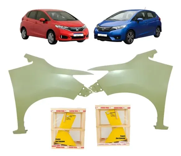 Par Paralama Honda Fit 2015 2016 2017 2018 A 2021