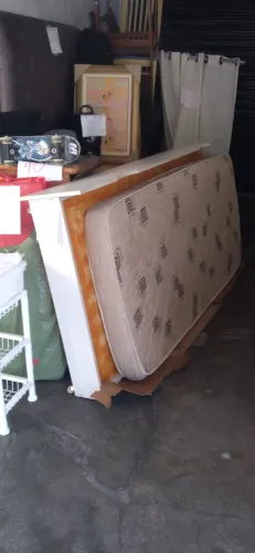 CAMA AUXILIAR COM COLCHÃO