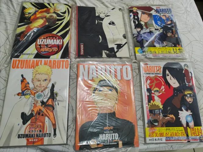 Coleção Naruto artbook raros