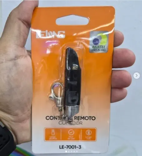 Controles Remotos Universal Portão Eletronico 433mhz Preto