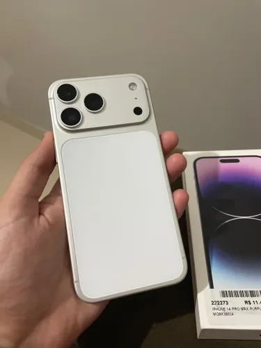 iPhone 14 Pro Max 256GB adaptado na caraca do 17 pro Max