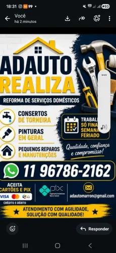 Serviços de reparos doméstico 