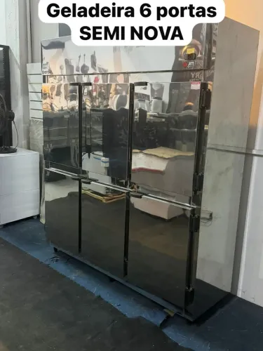 Mini câmara fria inox 6 portas - JM Sônia