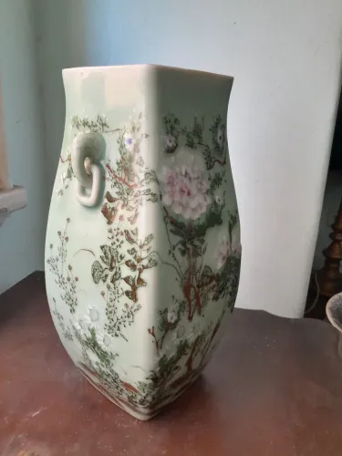 Vaso louça verde