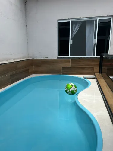 Piscina formato de feijão 