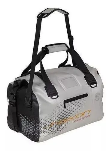 Bolsa Estanque Waterproof Saxon Mundi 40L, Cores: Cinza e Branco