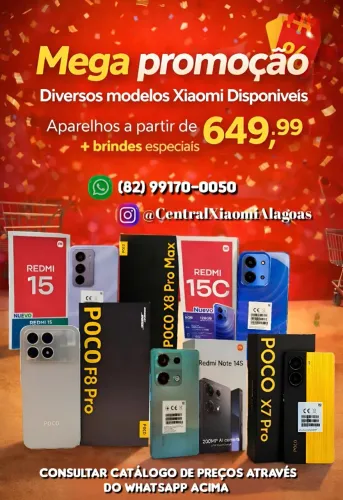 Xiaomi Poco F8 Pro 5G, Poco X8 Pro Max 5G e Diversos Modelos Disponíveis