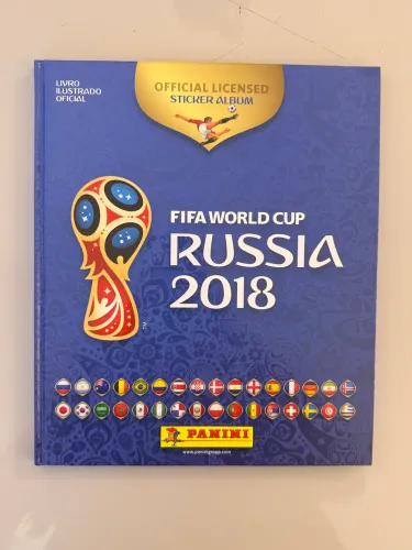 Álbum de Figurinhas Capa Dura VAZIO - Copa do Mundo 2018 Russia