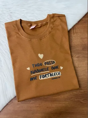 T-shirt de algodão, tamanho M
