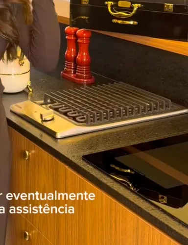 ? CHURRASQUEIRA ELÉTRICA FISCHER COM PEDRA VULCÂNICA - SEM FUMAÇA E PRONTA PARA USO! ?