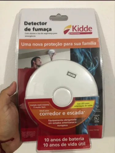 Alarme para fumaça novo