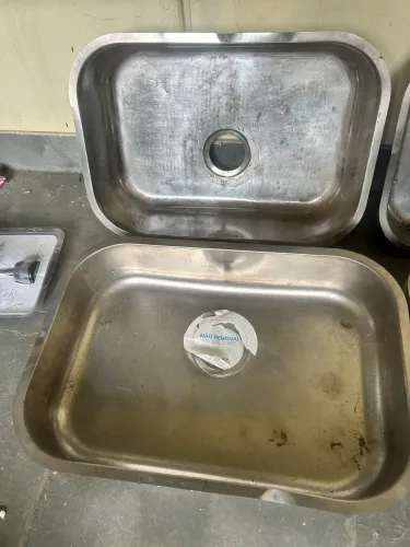 Cubas INOX com avarias
